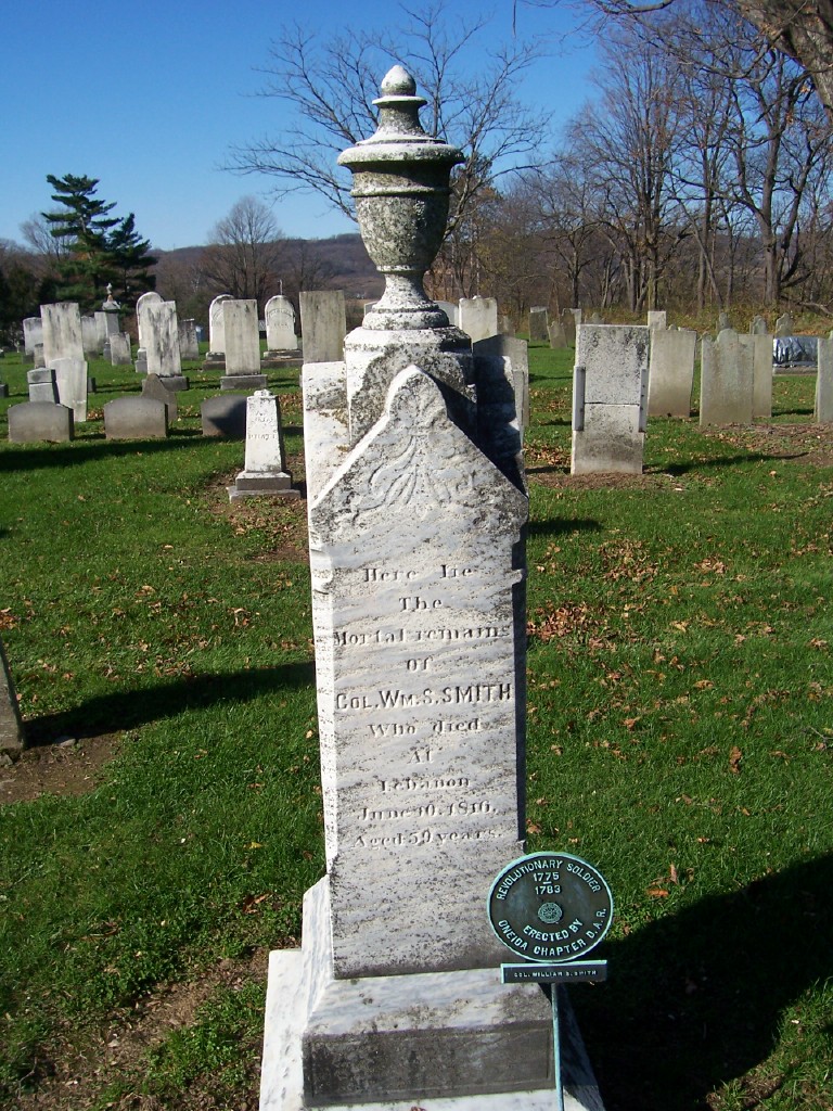 Exploring NY Cemeteries Col. William S. Smith buried at West Hill