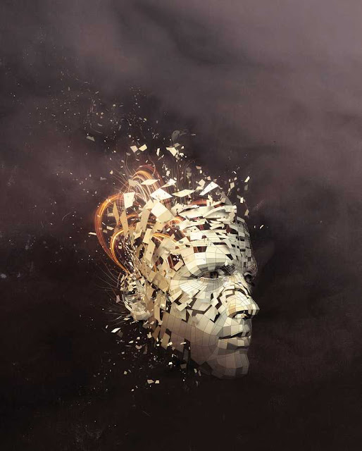 karya Kreatif abstrak Grafis Ilustrasi dan manipulasi Foto Nik Ainley