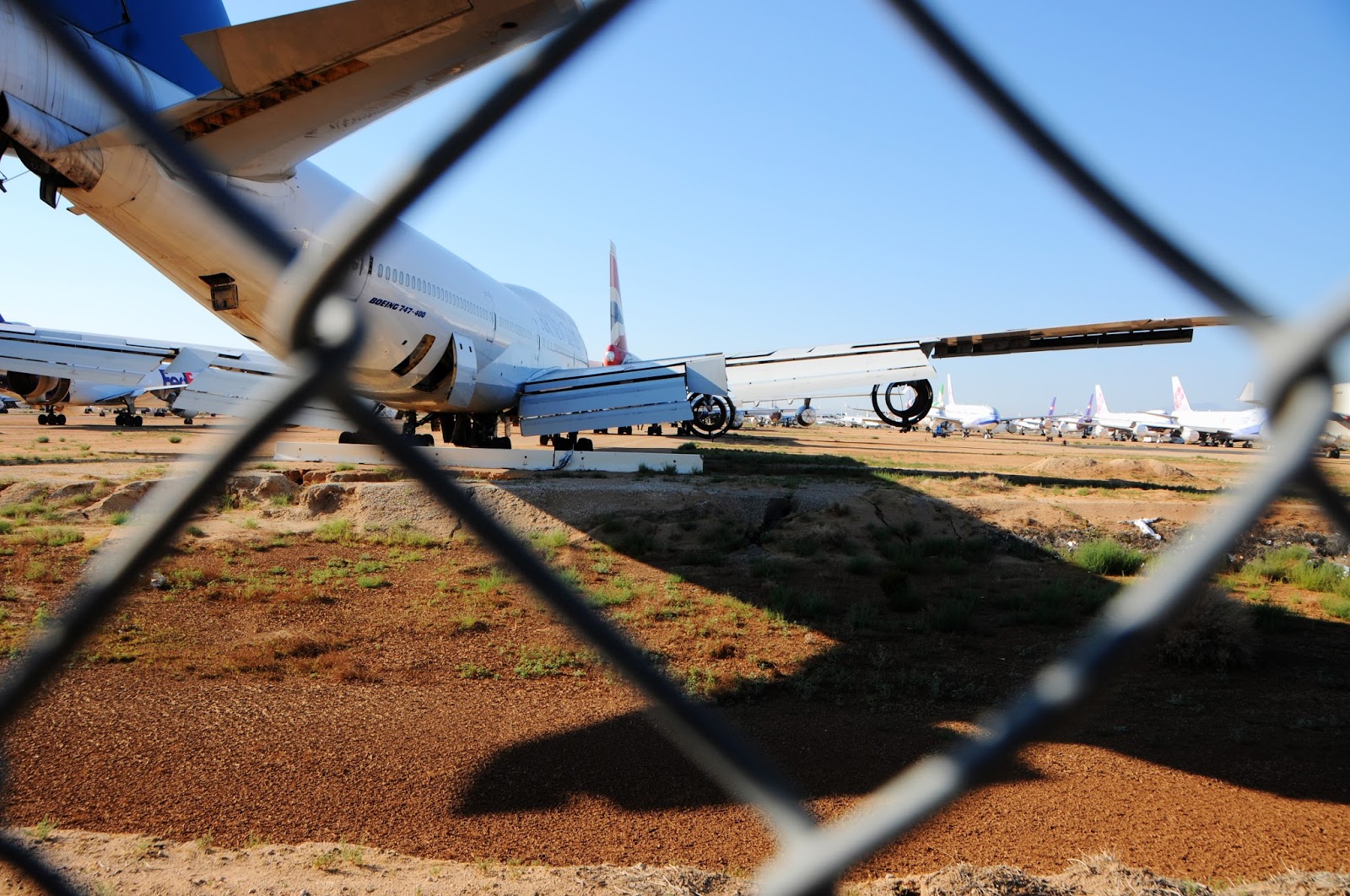 SEAN TINER Victorville Airplane Graveyard Visit