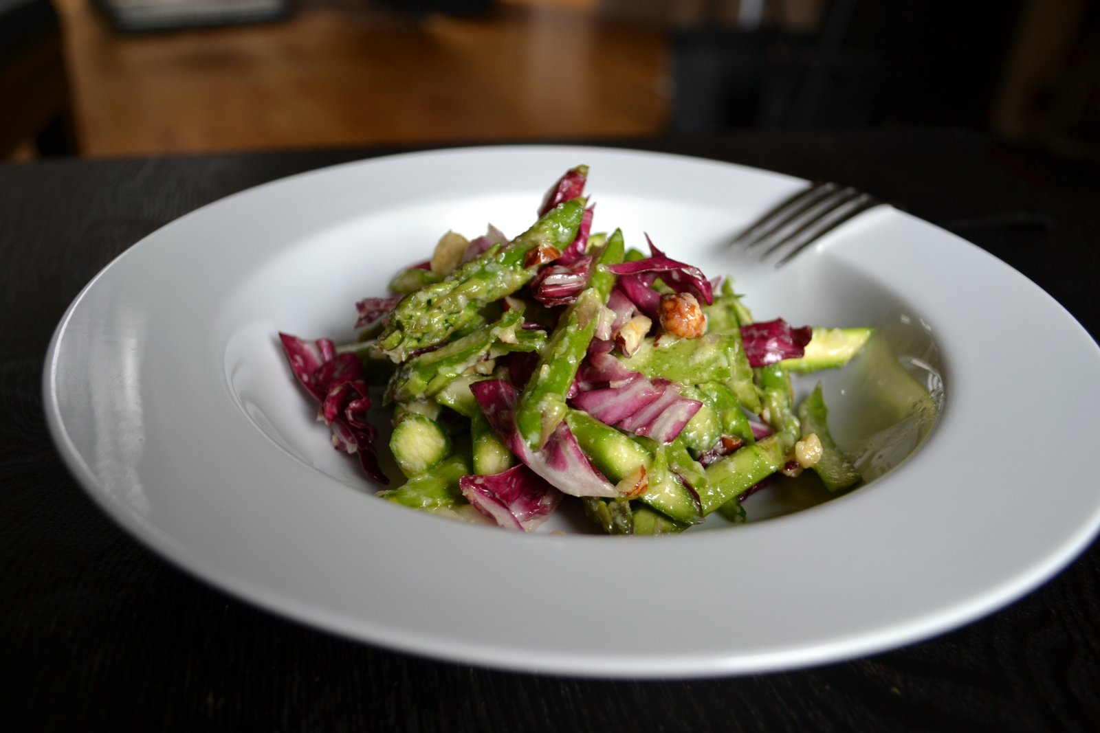 Hardly Housewives Asparagus and Hazelnut Salad