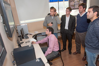 Concejales de Tandil visitaron la Sala de Videovigilancia Municipal 2 JP+Sala+de+situación