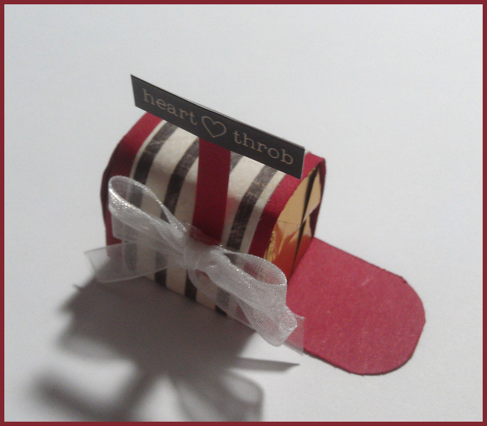 Cutters Creek Design Team Hershey Nugget Valentine Mailbox by Tee