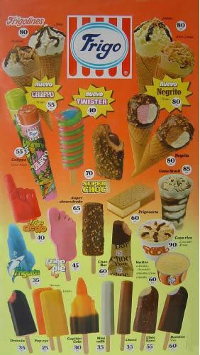 CARTEL DE HELADOS