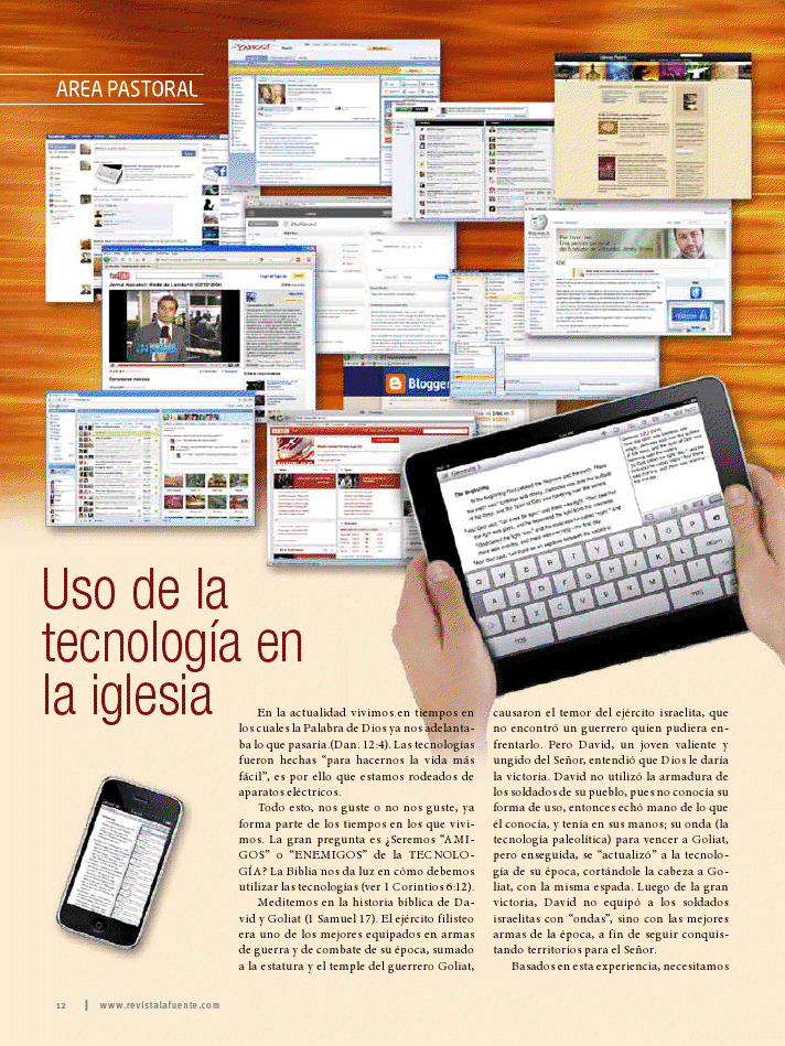 Uso de la tecnología en la iglesia | Revista La Fuente