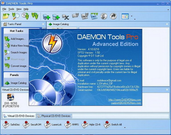 Daemon Tools Pro 4.30 0303 Serial