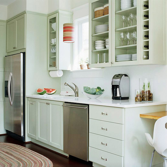 New Home Interior Design: Kitchen Cabinet Ideas