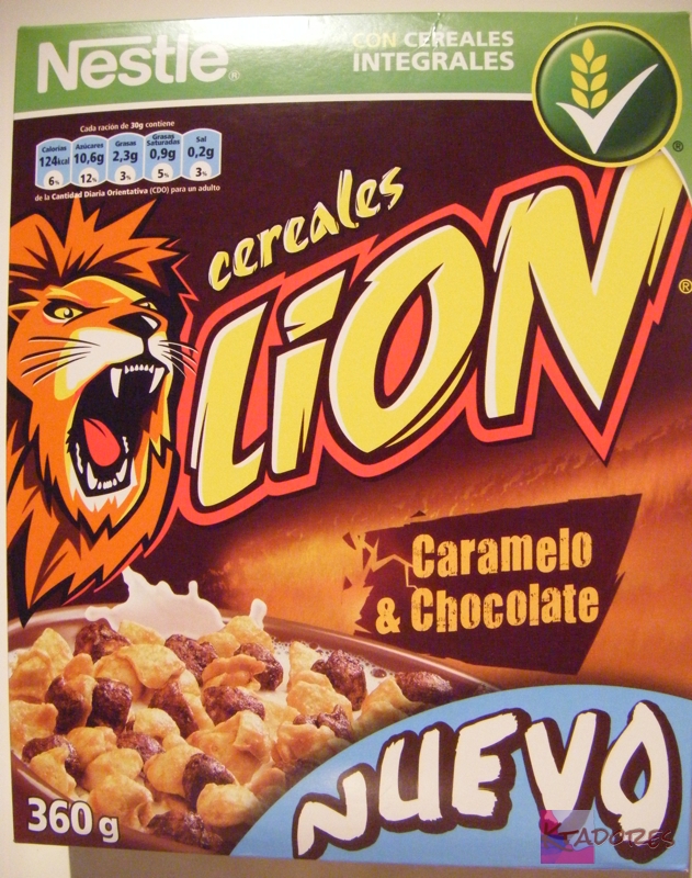 Seis Meses Antes Enejota cereales Lion de Nestlé )