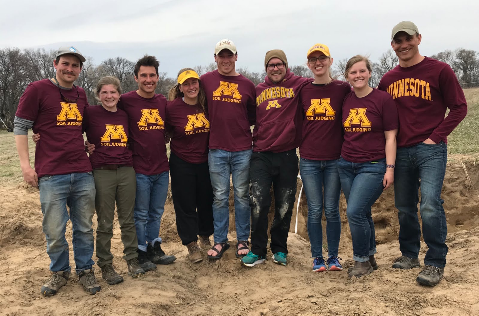 2018 University of Minnesota NACTA Soil Judging Team