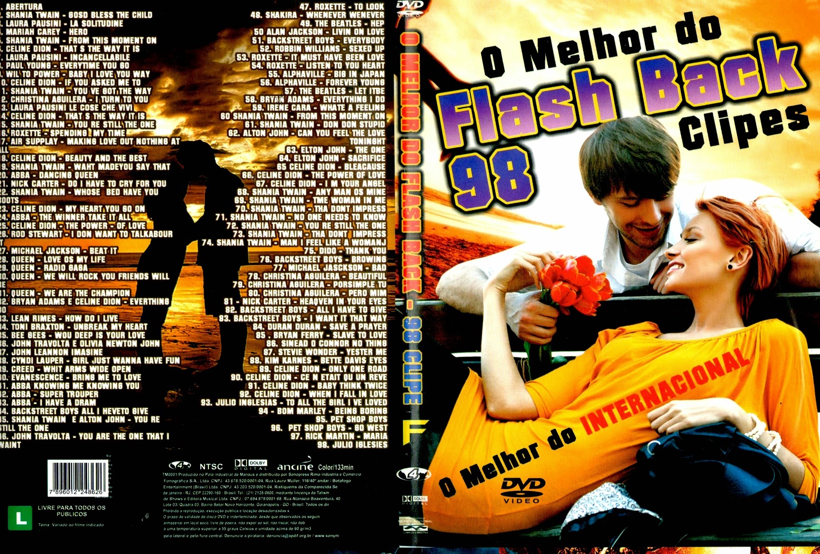 O Melhor Do Flash Back 92 Clips Dvd