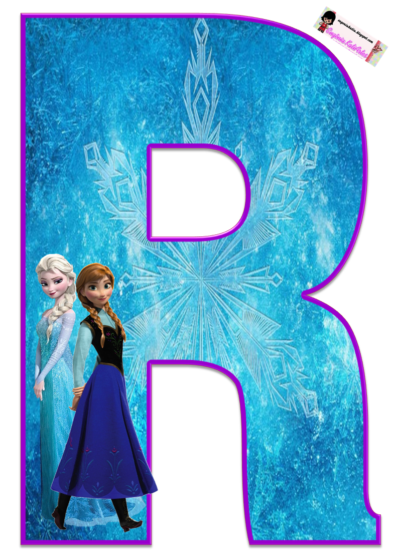 ALFABETO FROZEN 1 Elsa, Alphabet and Frozen