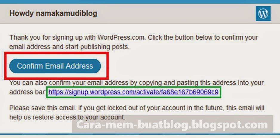 cara membuat blog