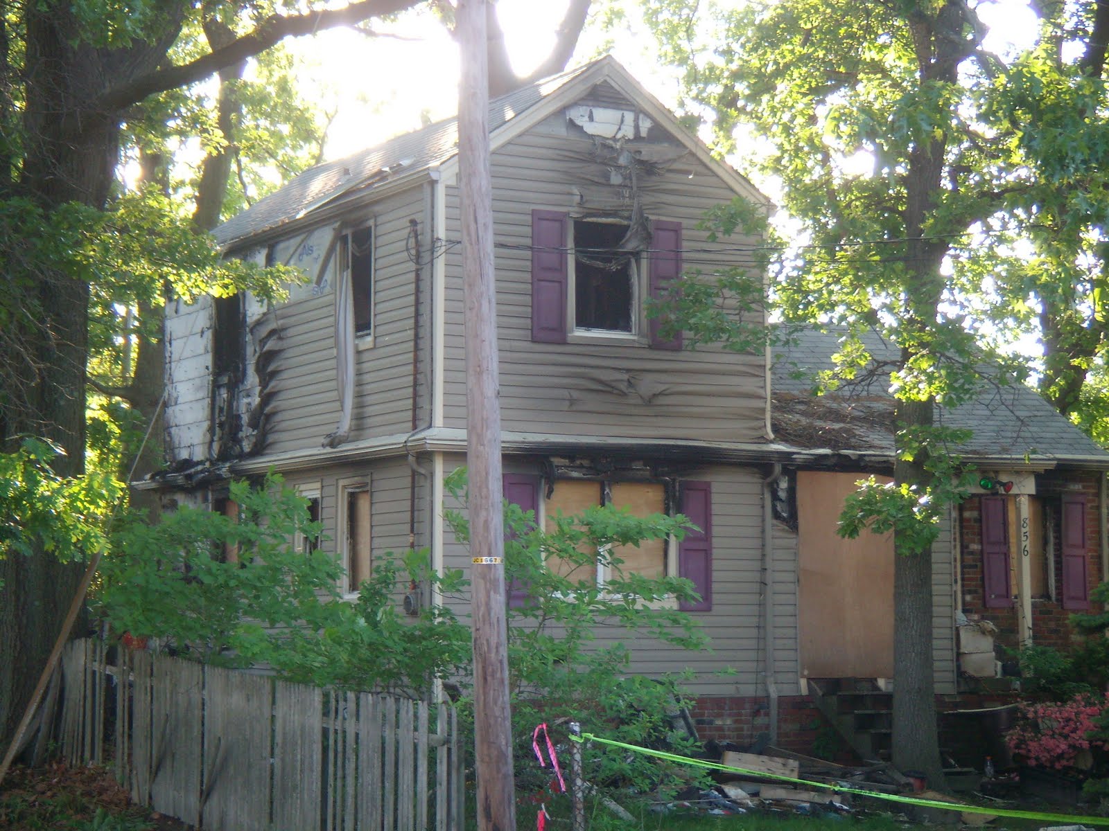 Aberdeen NJ Life Burned Out Cliffwood Beach House Untouched After 4 Months