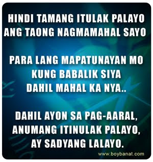 Pinoy Love Quotes, Tagalog Love Quotes and Cheesy Lines - Boy Banat