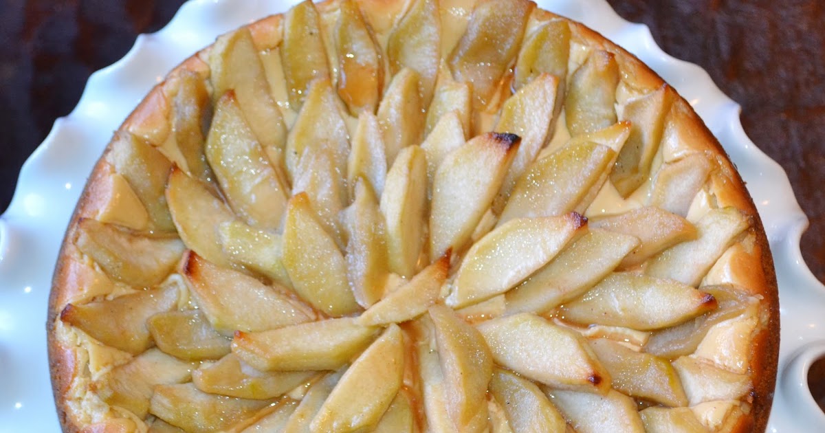 Live... Bake... Love... Apple Blossom Cheesecake with Cinnamon Graham