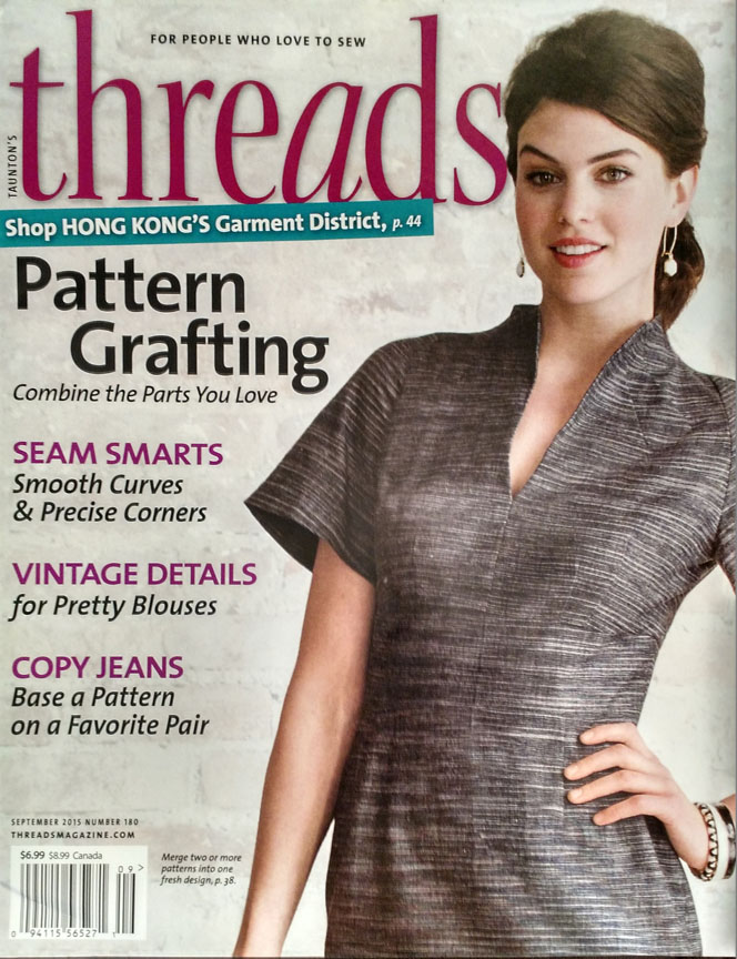 Sew Chic Pattern Company "Mixing Patterns" Article in Threads magazine