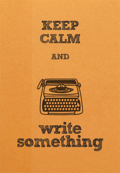 Keep Writing :)