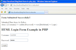 php example form html post