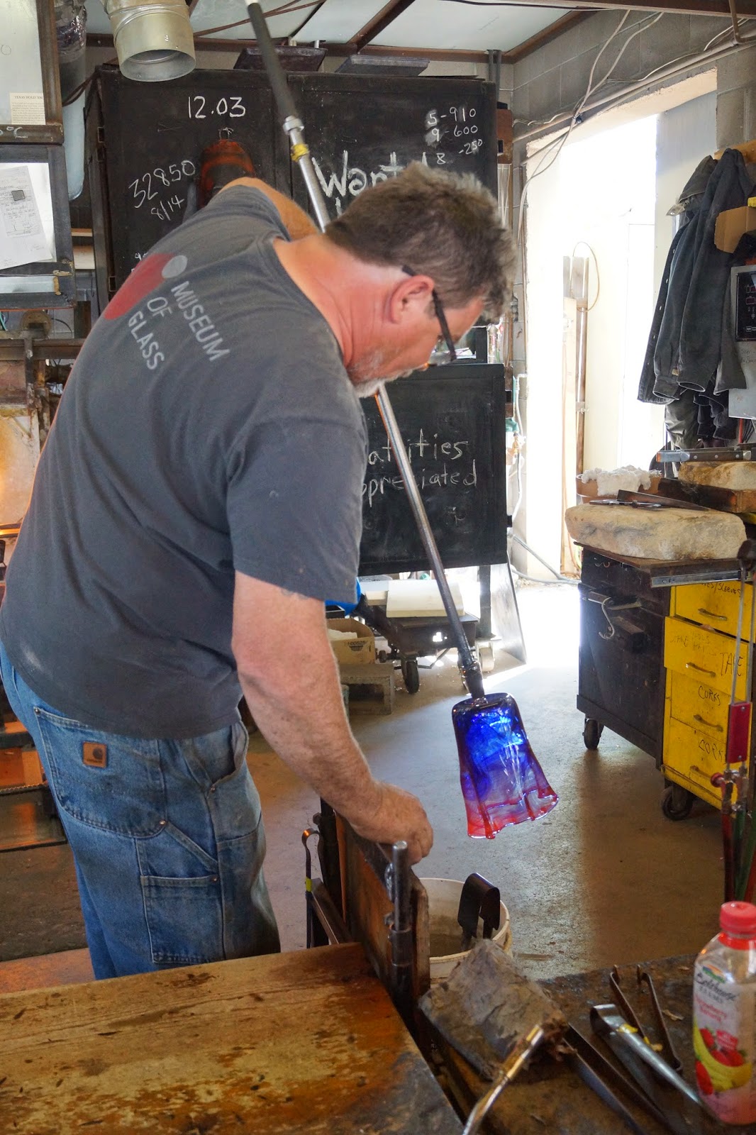 Dancing 'Cross the Country Blowing Glass in Santa Fe