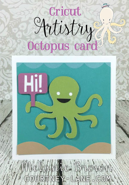 Cricut Artistry Octopus card