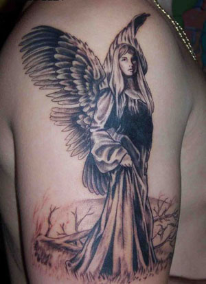 Attractive Angel Tattoos Design For Guys and Girls