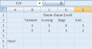 Belajar Dasar-Dasar Microsoft Excel