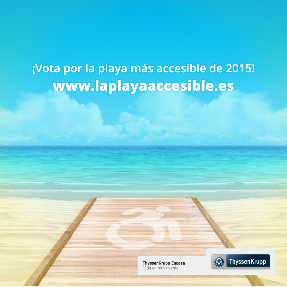 Vota la playa más accesible 2015