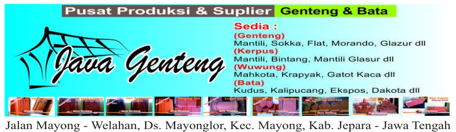 Jual Genteng Murah Jepara