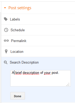 How to Add Meta Description and Title In Blogspot Blogger Post