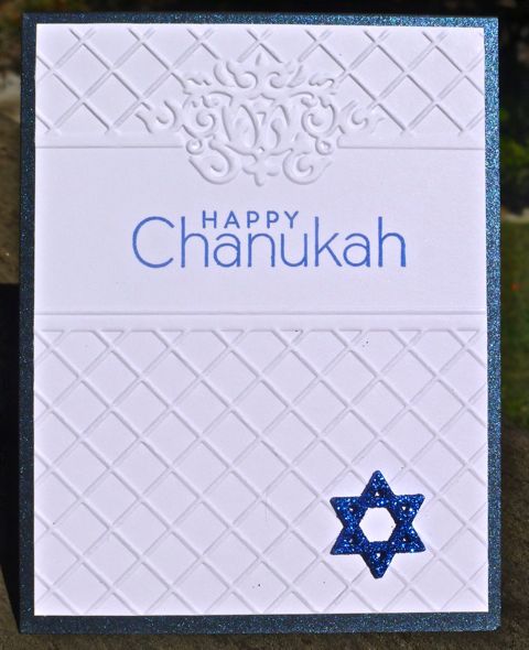Chanukah wofox allycat cards: Chanukah, Day 6