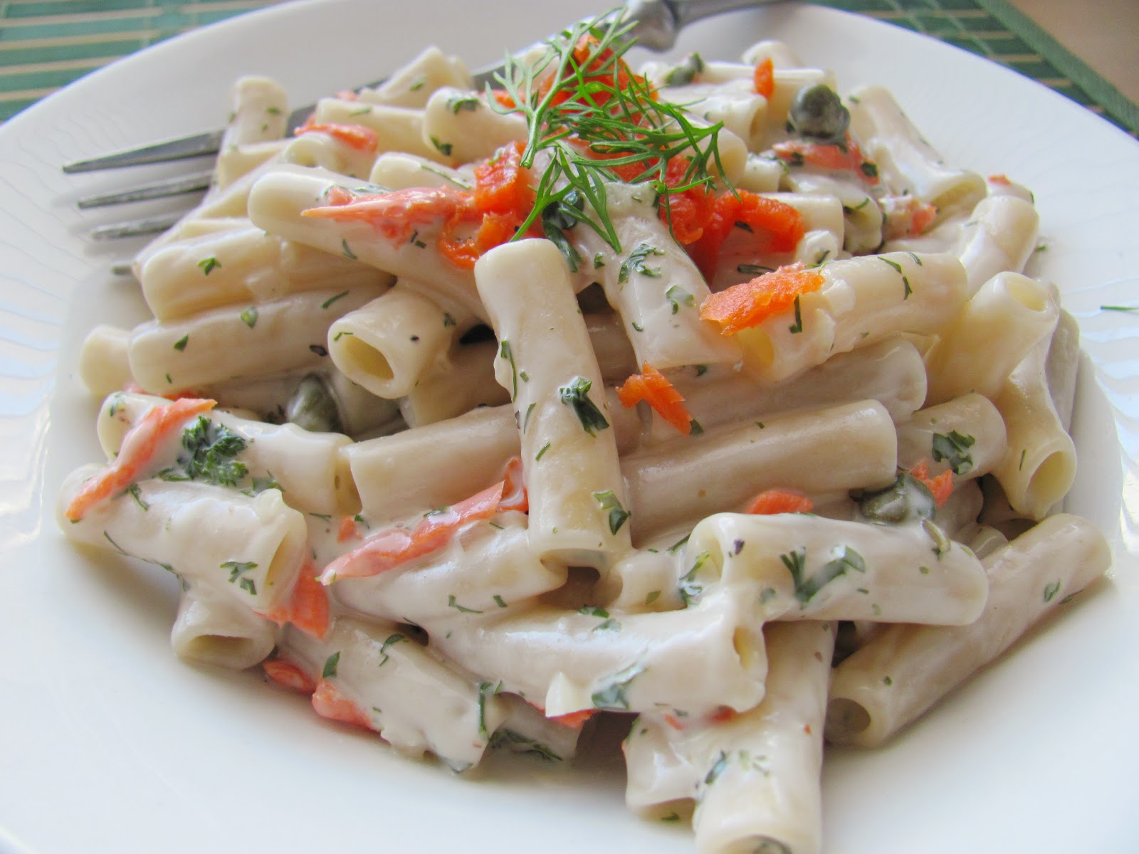 Creamy Smoked Salmon Pasta with Dill and Capers