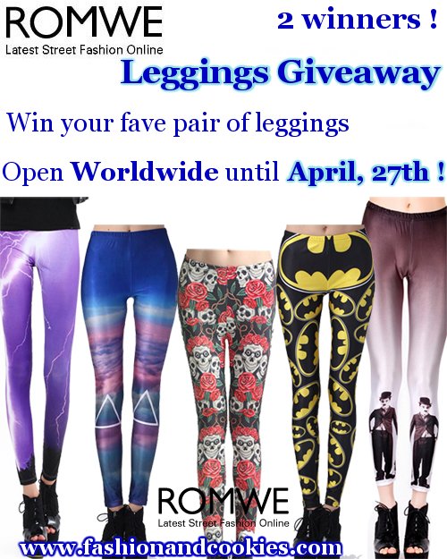 Win free leggings from Romwe on Fashion and Cookies
