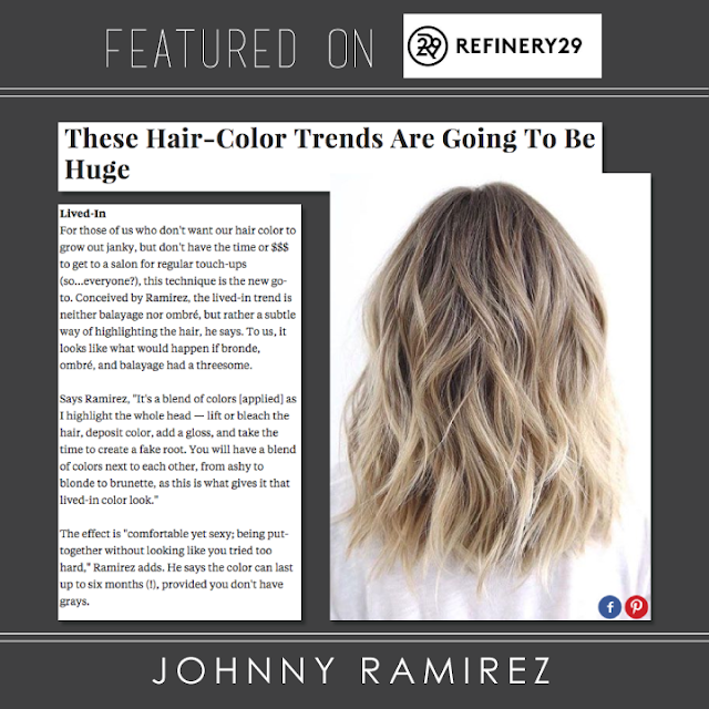 #JOHNNYRAMIREZHAIR, hair color trends, haircolor, Refinery29, 
