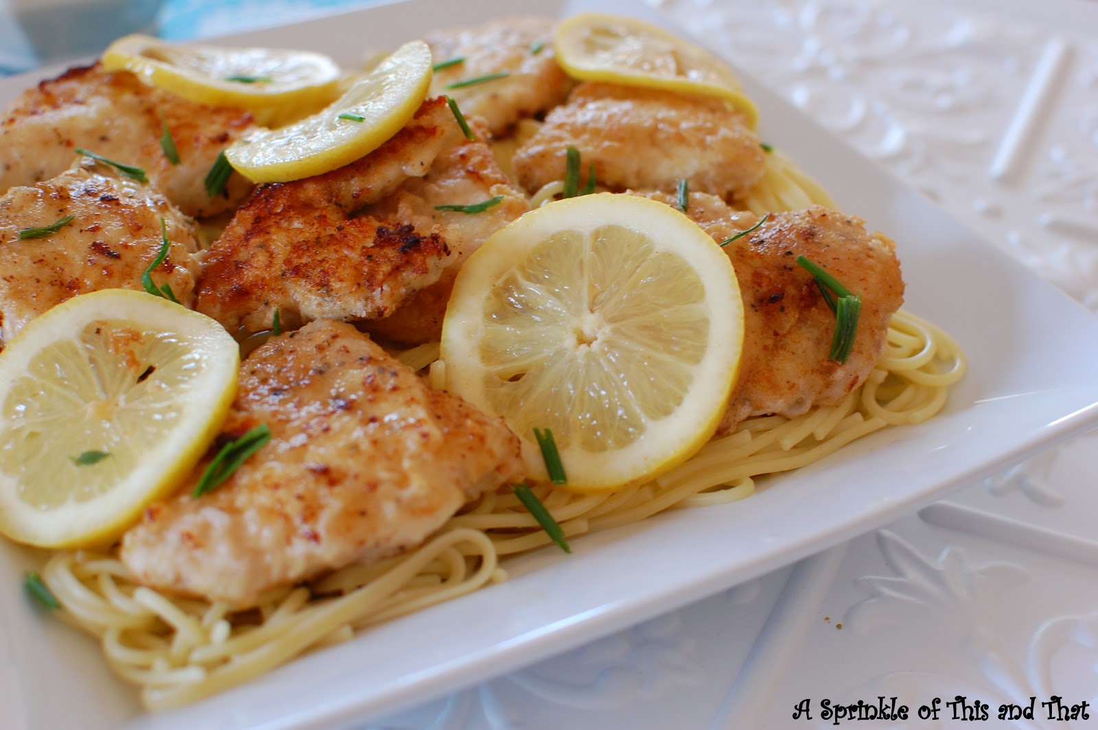 A Sprinkle of This and That Memory Lane Monday Chicken Limone