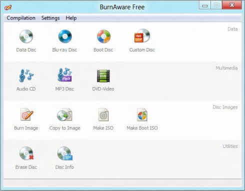 Graba CD, DVD y Blu-ray fácilmente con BurnAware BurnAware