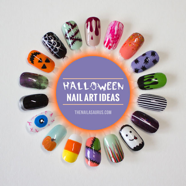 easy nail art ideas halloween