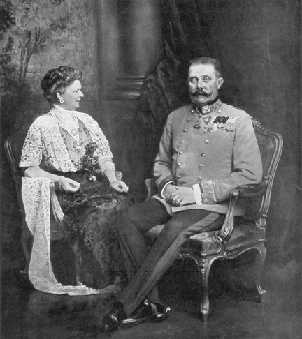Archduke Franz Ferdinand and wife, Sophie ~