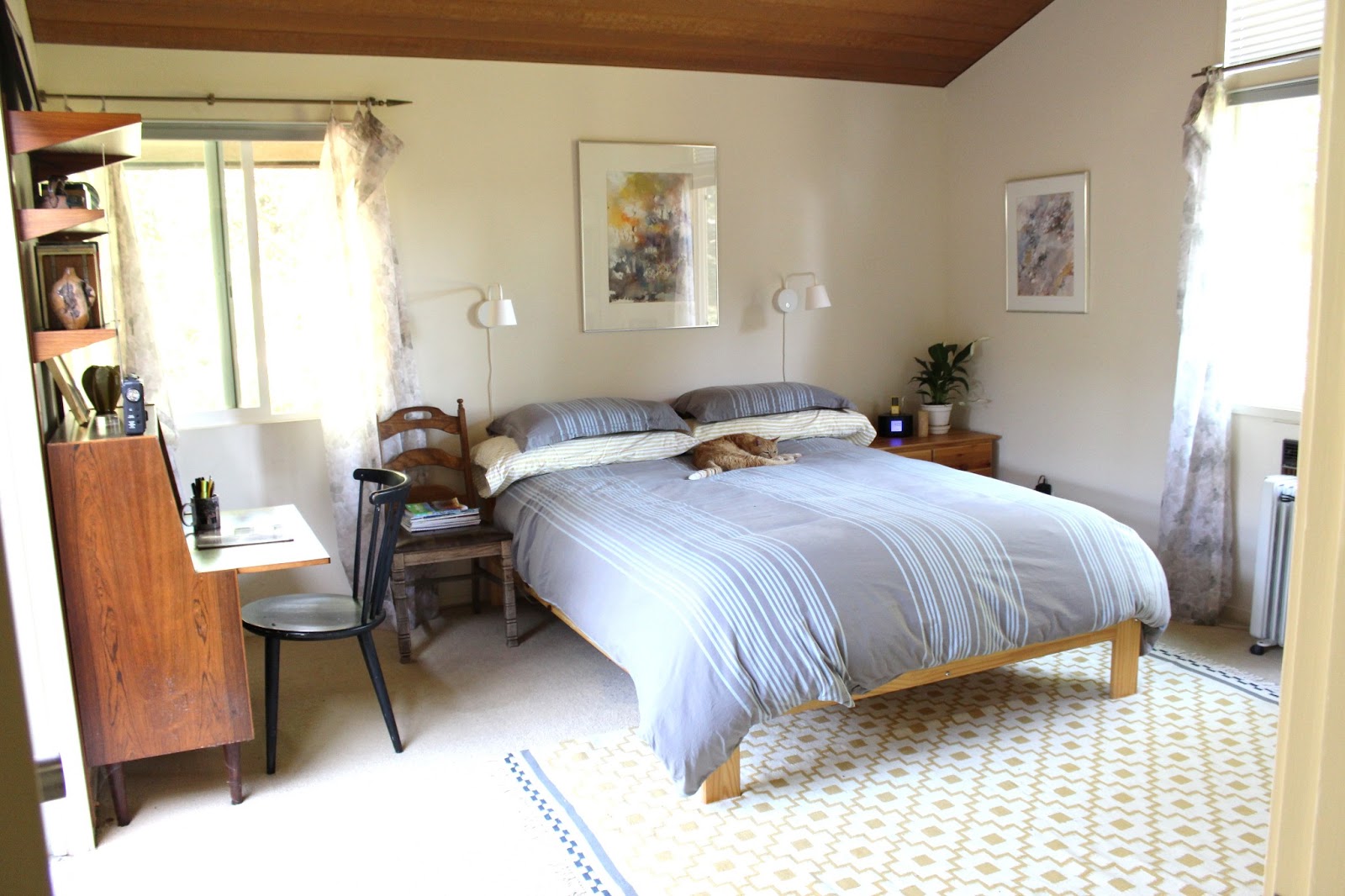 Turned to Design Dad Decor {Quick Bedroom Makeover}