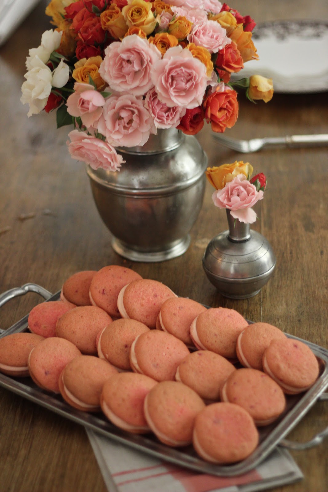 Jenny Steffens Hobick Strawberry Whoopie Pies with Cream