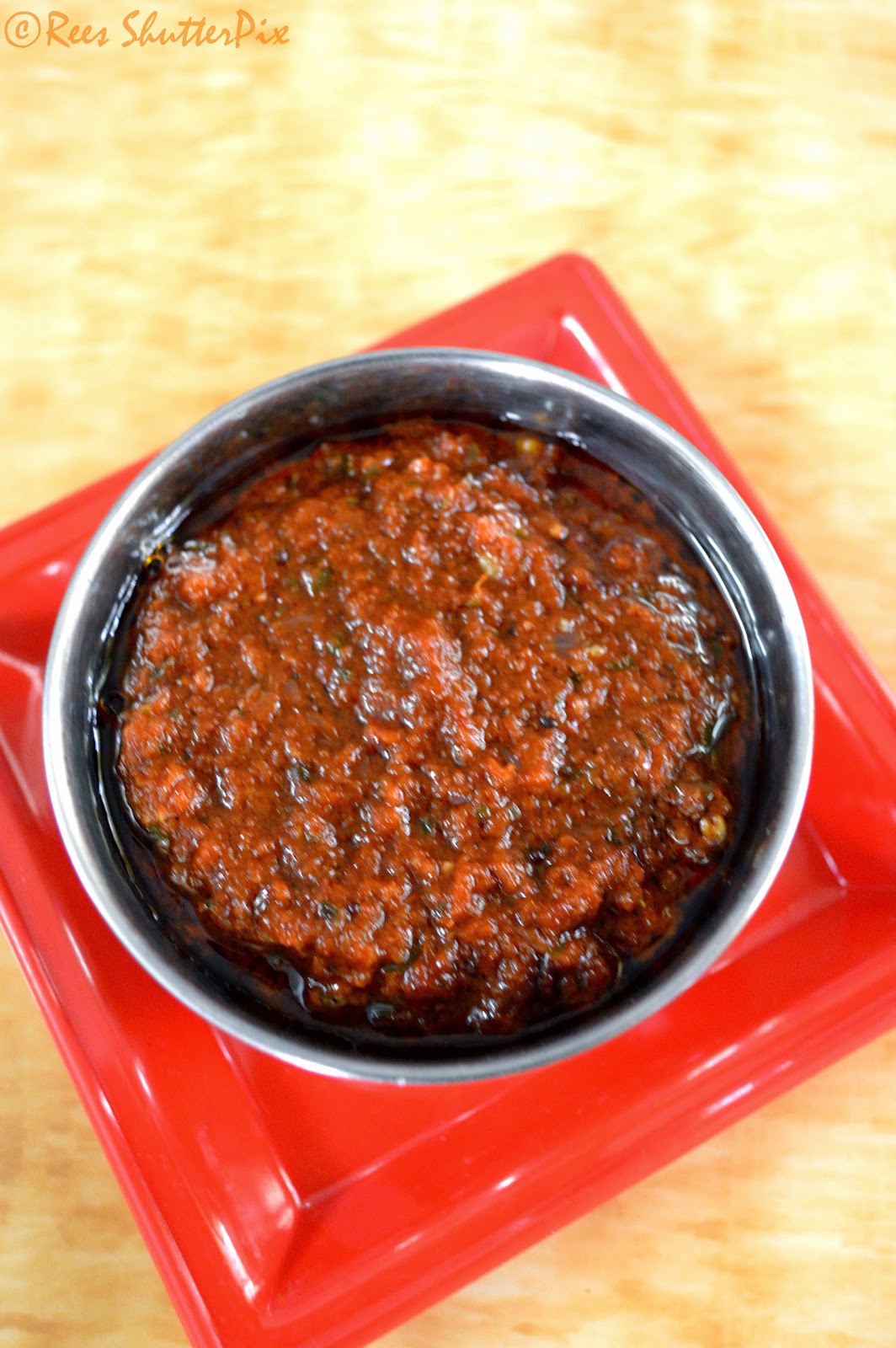 how to make red chilli chutney