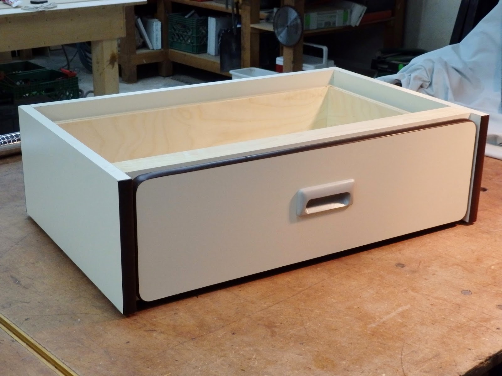 Flying Circus Studios Kurt J. Meyers Vanagon Fridge Platform with Drawer