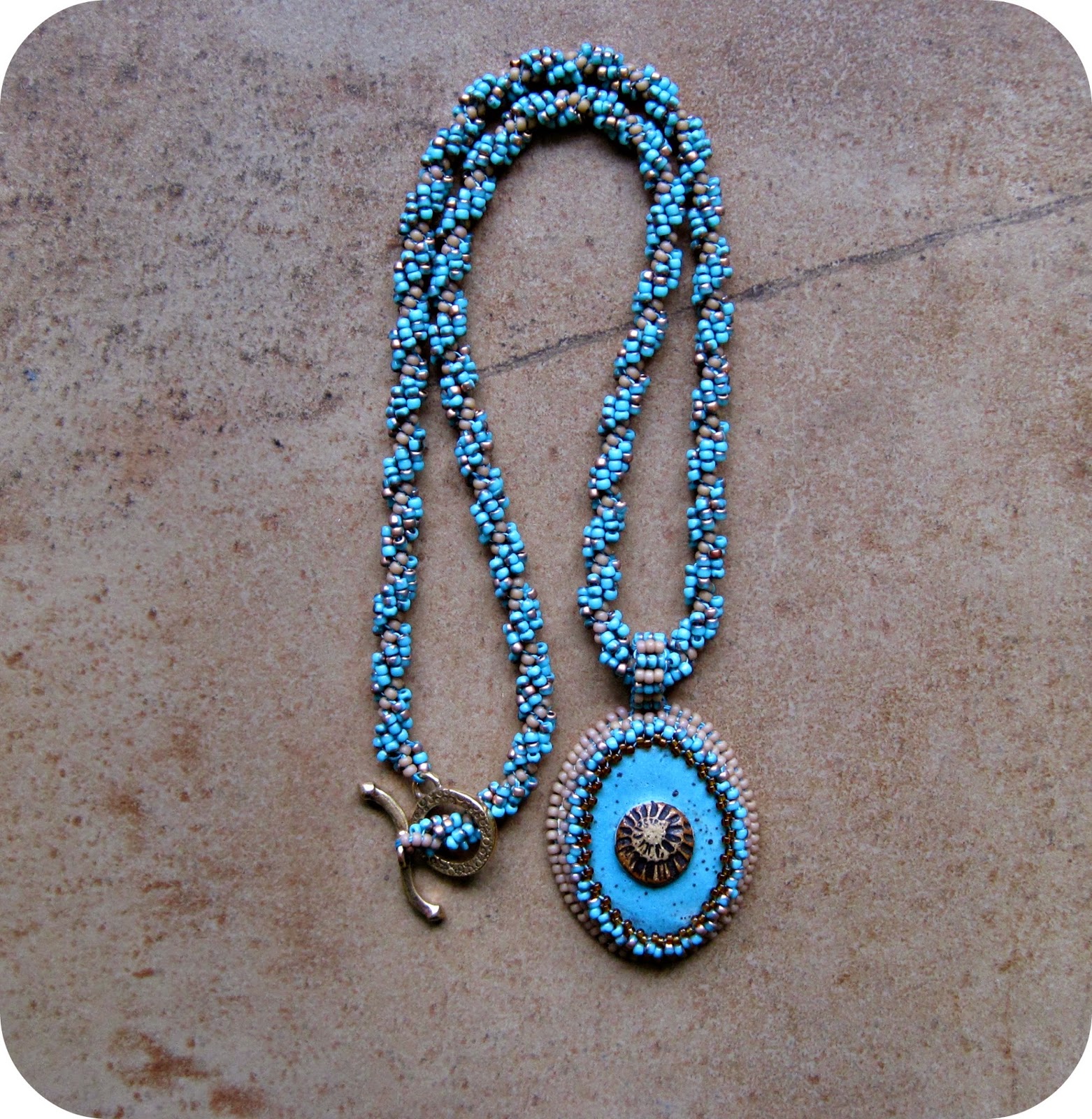 Seed Beading with Cabochons