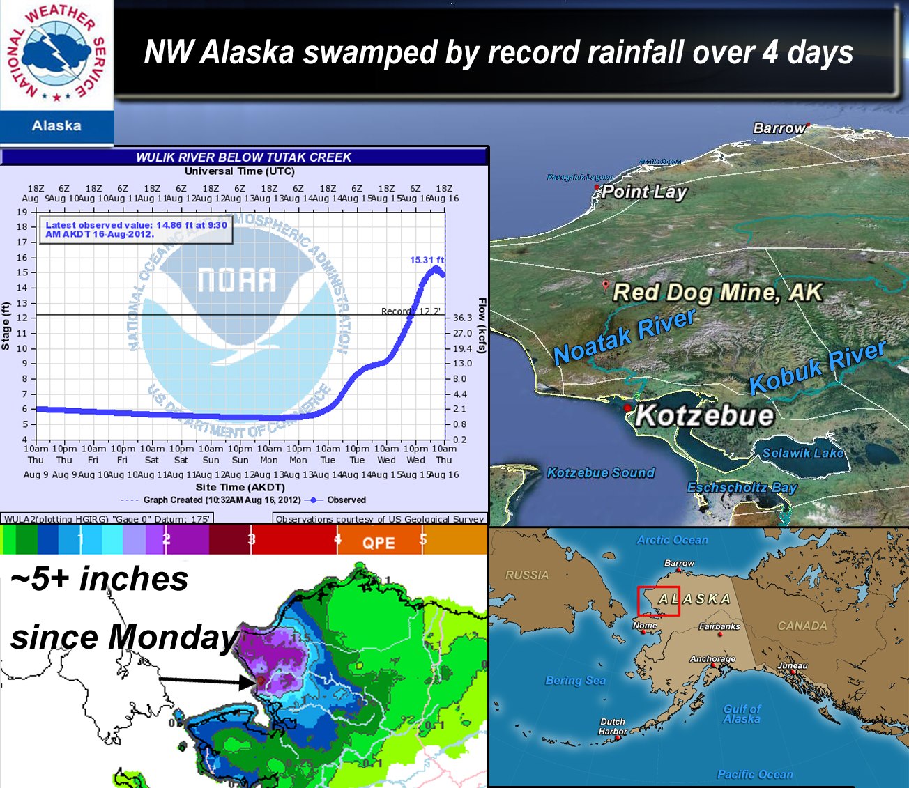 Community Collaborative Rain, Hail & Snow Network Record Heavy Rain in Alaska