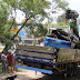 Lagi Lagi Mobil Tanki Air Terbalik Di Simpang Dam Baloi Batam