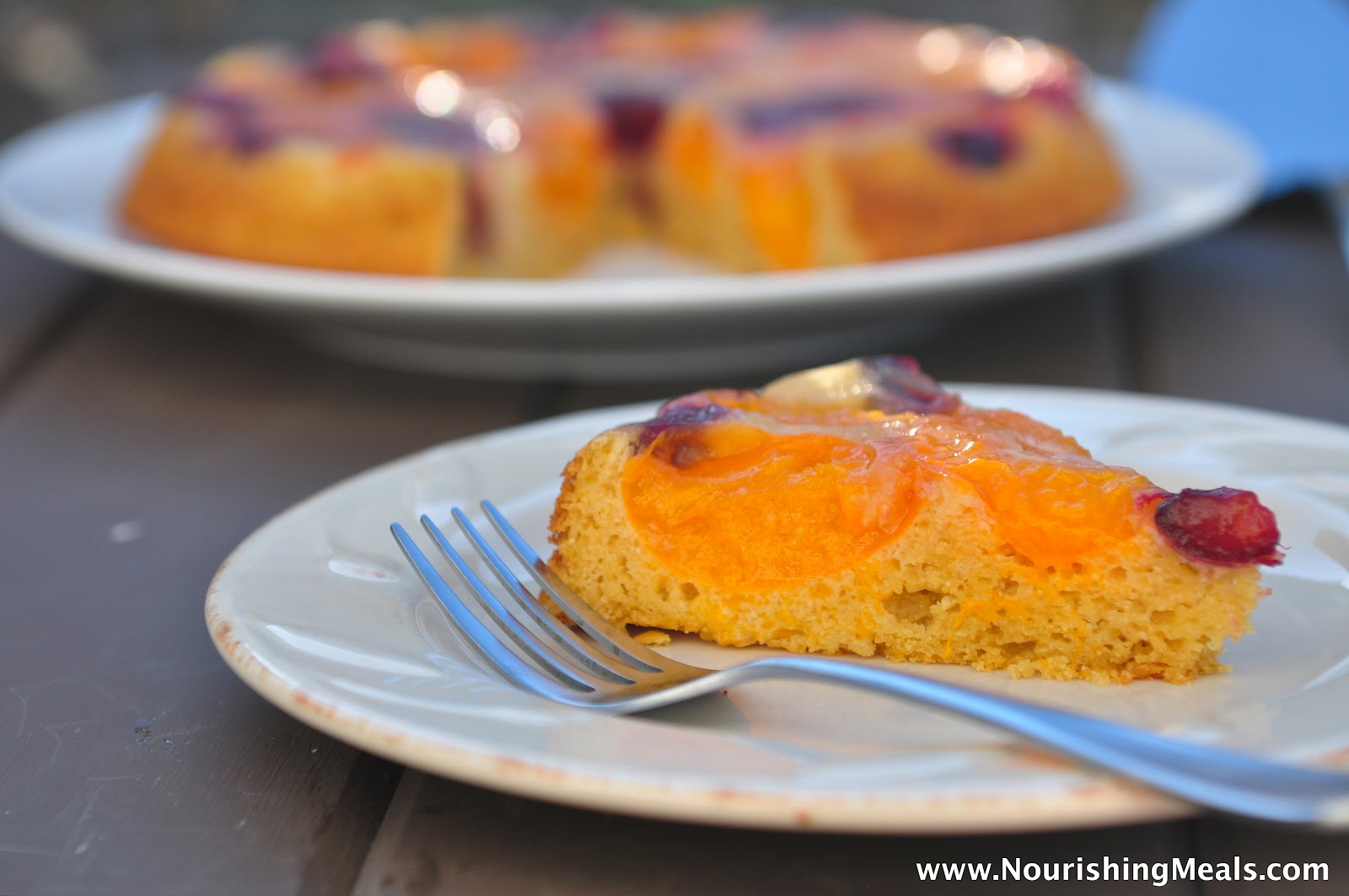 Nourishing Meals?? ApricotCherry Upside Down Cake (glutenfree, grain