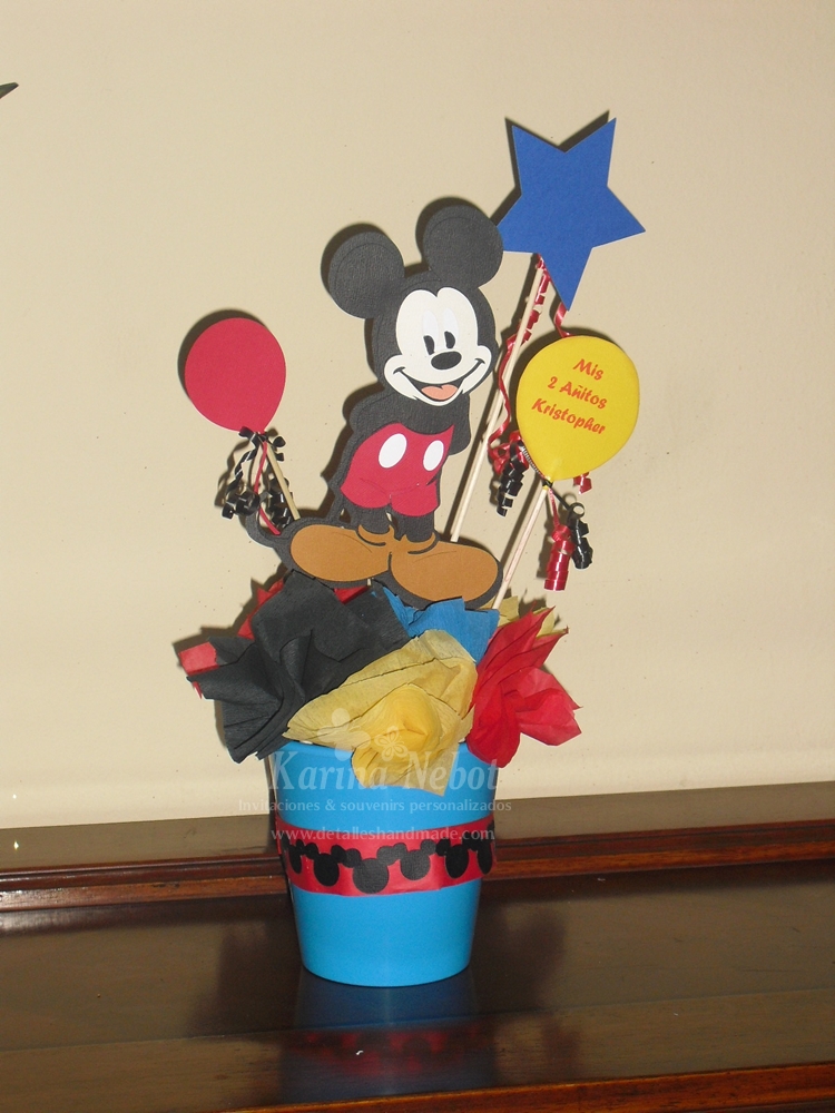 Arreglos de mesa de Mickey Mouse - Imagui