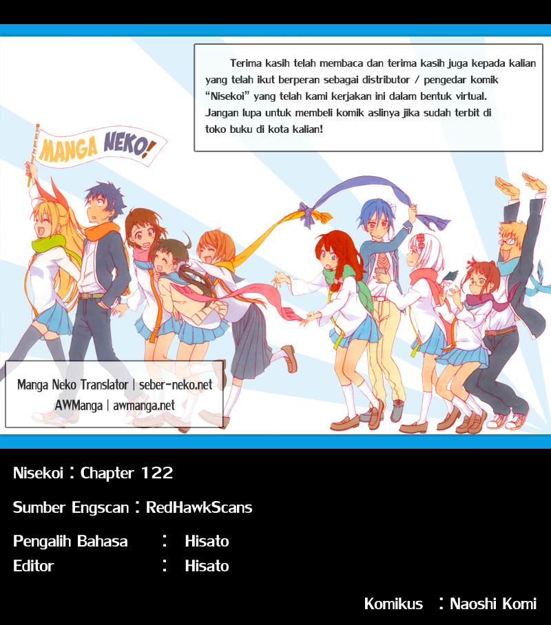 Komik nisekoi 122 - wawancara 123 Indonesia nisekoi 122 - wawancara Terbaru 20|Baca Manga Komik Indonesia|
