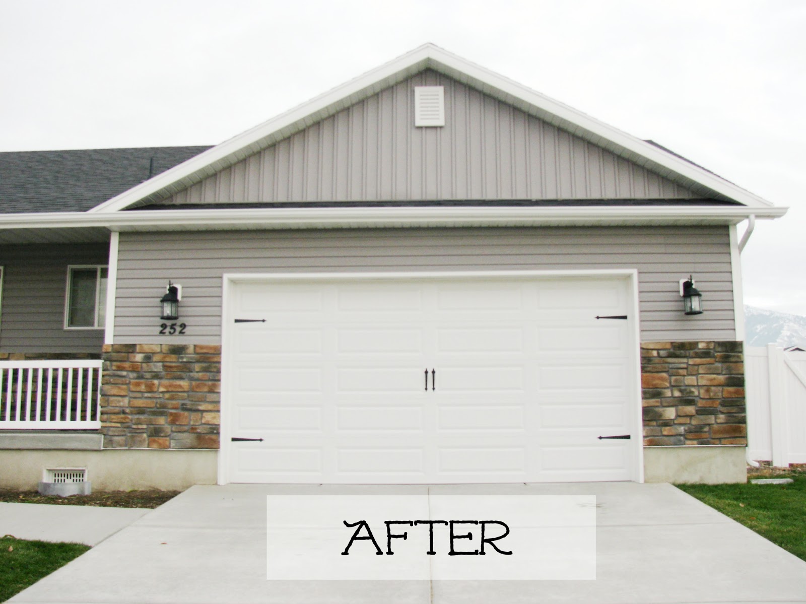 Garr Den of Love Garage Door Makeover
