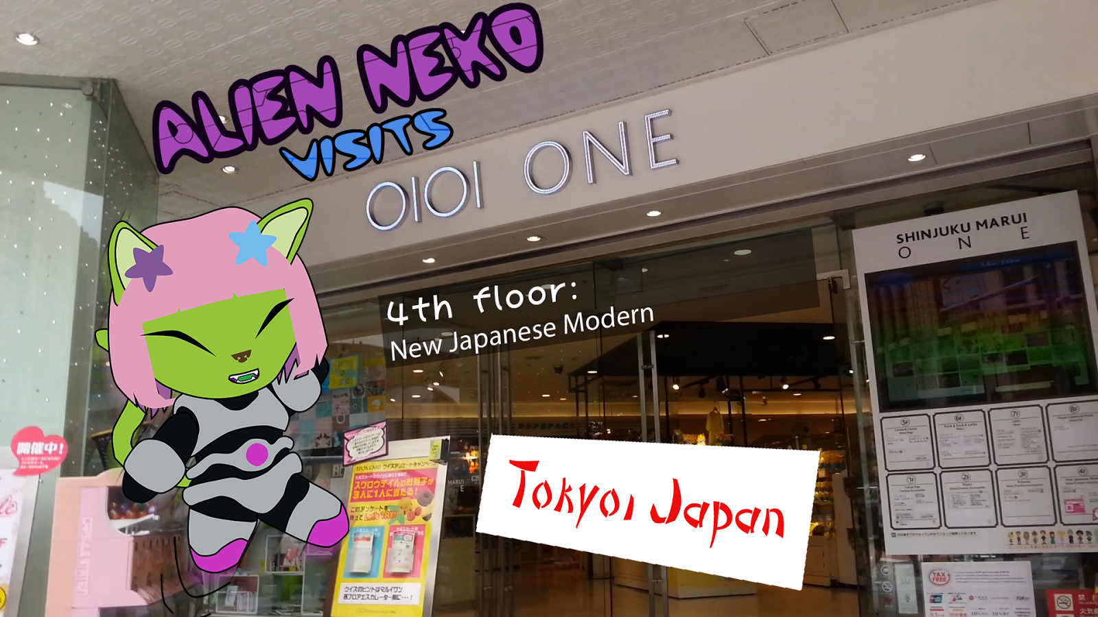 Alien Neko Tokyo Fashion Shop 4rd Floor Modern Kimonos And Manga