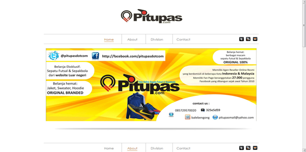 Pitupas sepatu futsal, polisi online