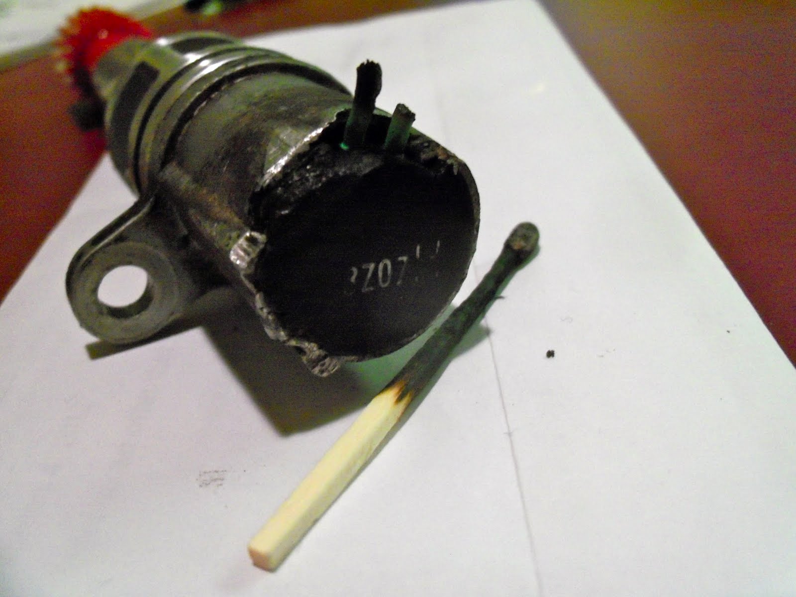 ziptied z speedo sensor